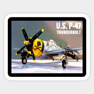 U.S. P-47 Thunderbolt Sticker